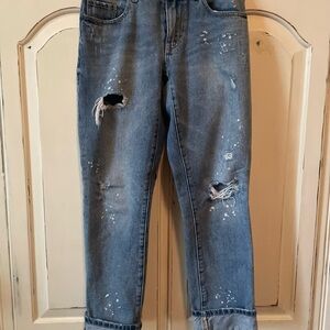 CAbi Boyfriend Jeans in Faded Blue